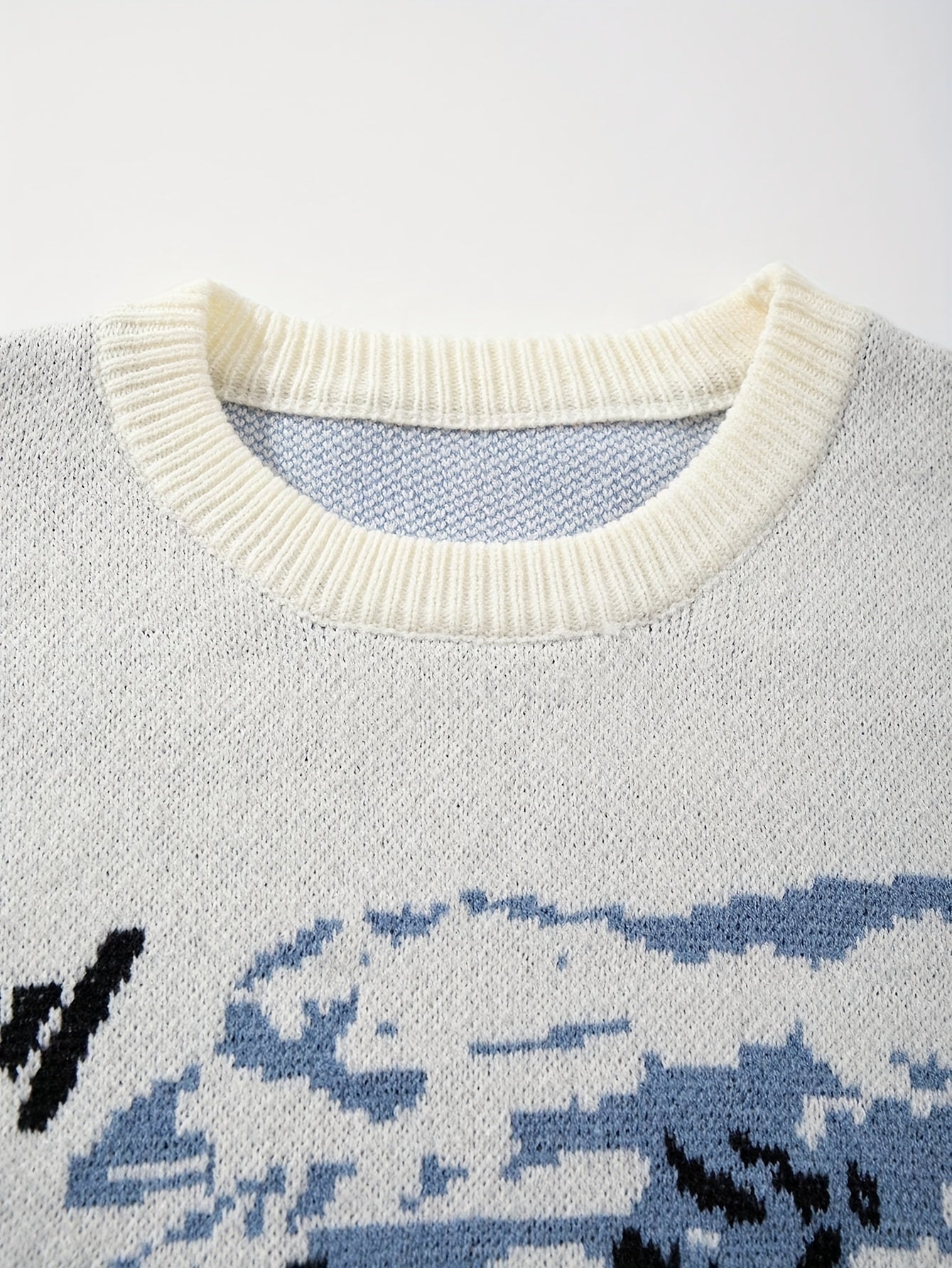 Vintage Cow Pasture Oversized Knit Sweater