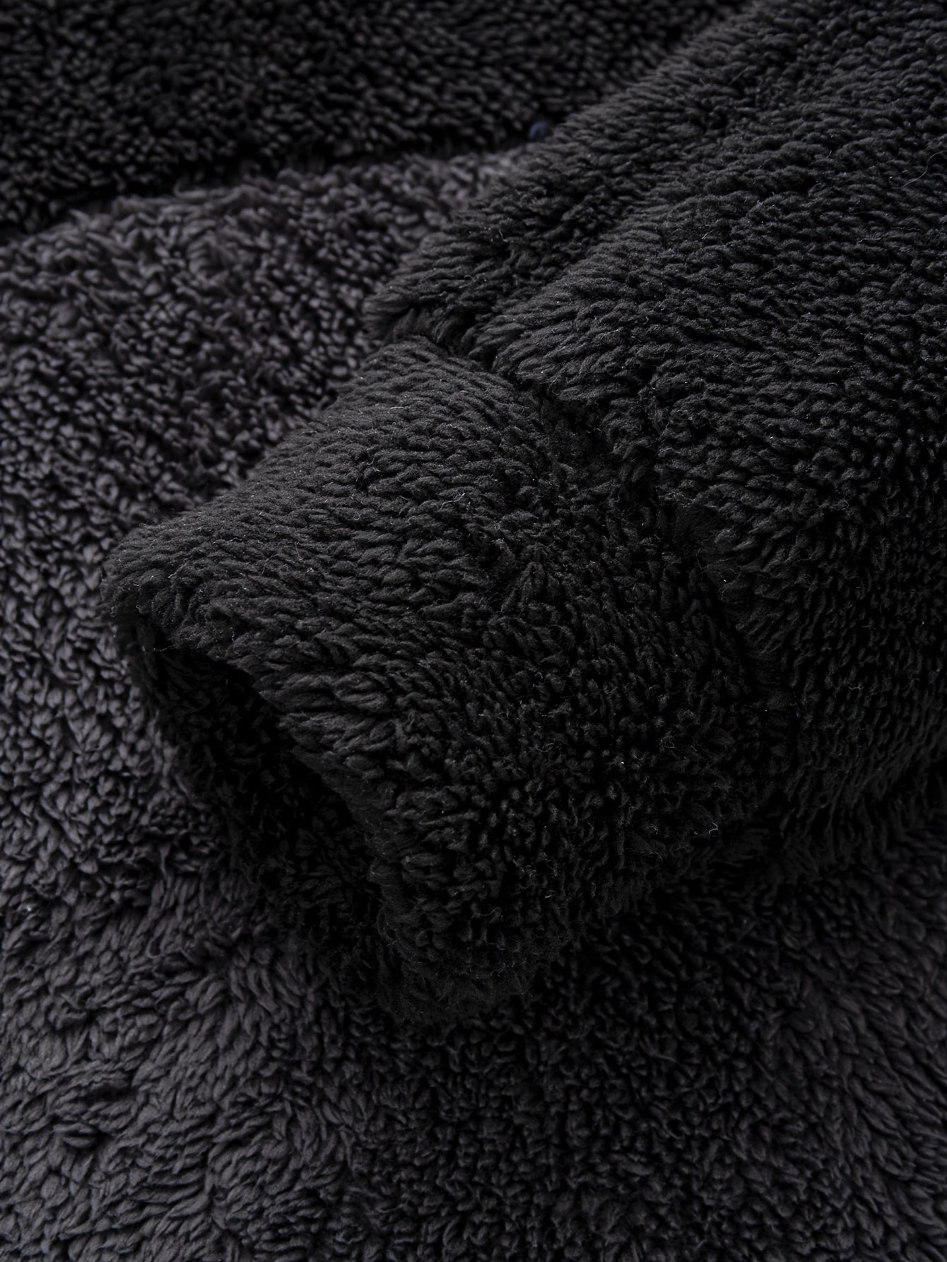 Color-Block Oversized Sherpa Fleece Hoodie