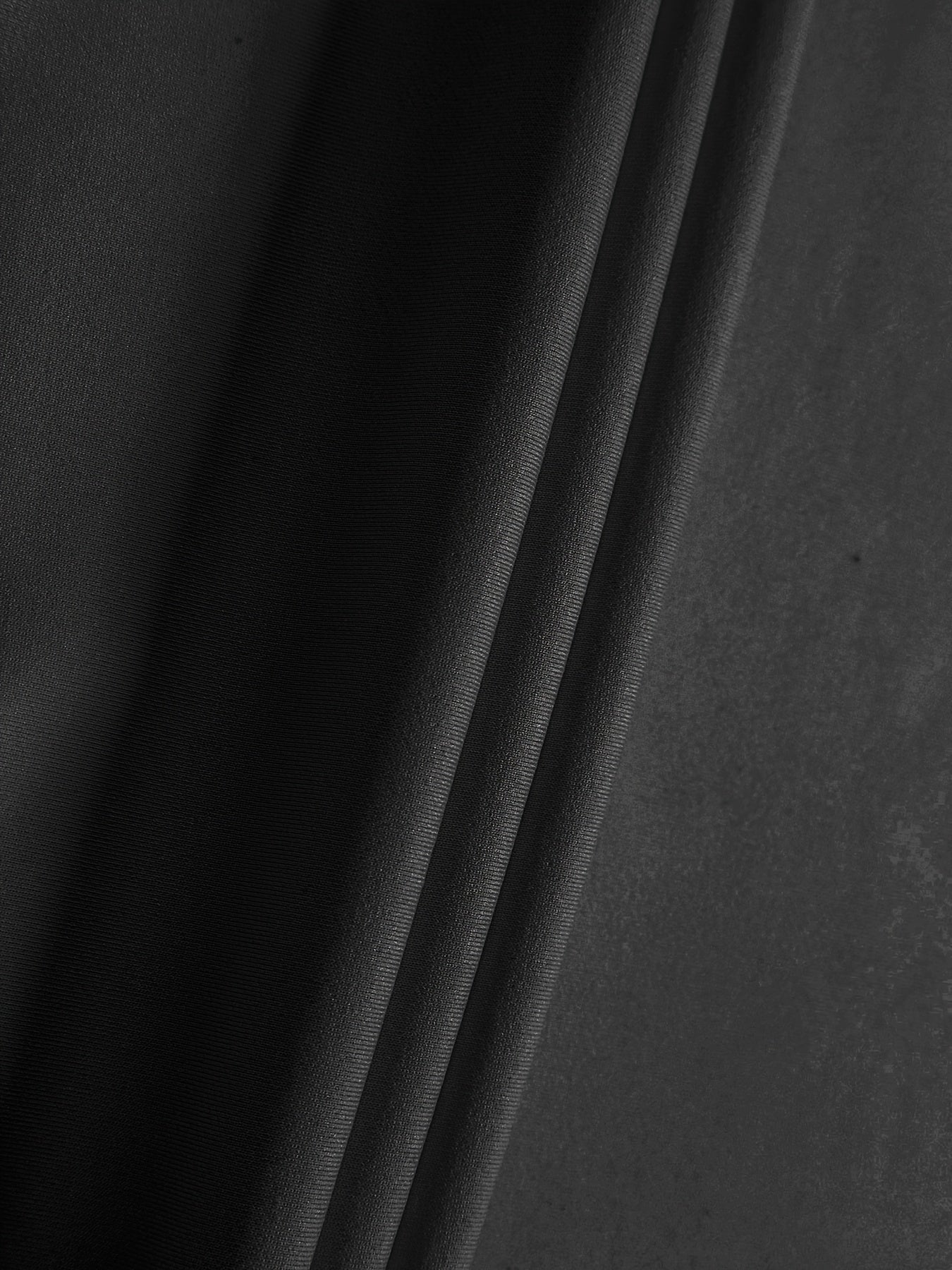 Black Contrast Stripe Athletic Tracksuit Set